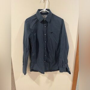 American Eagle Men’s Button-Down Shirt - Premium Vintage Fit - Size Small